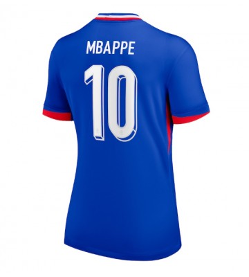 Frankrike Kylian Mbappe #10 Hemmatröja Kvinnor EM 2024 Kortärmad